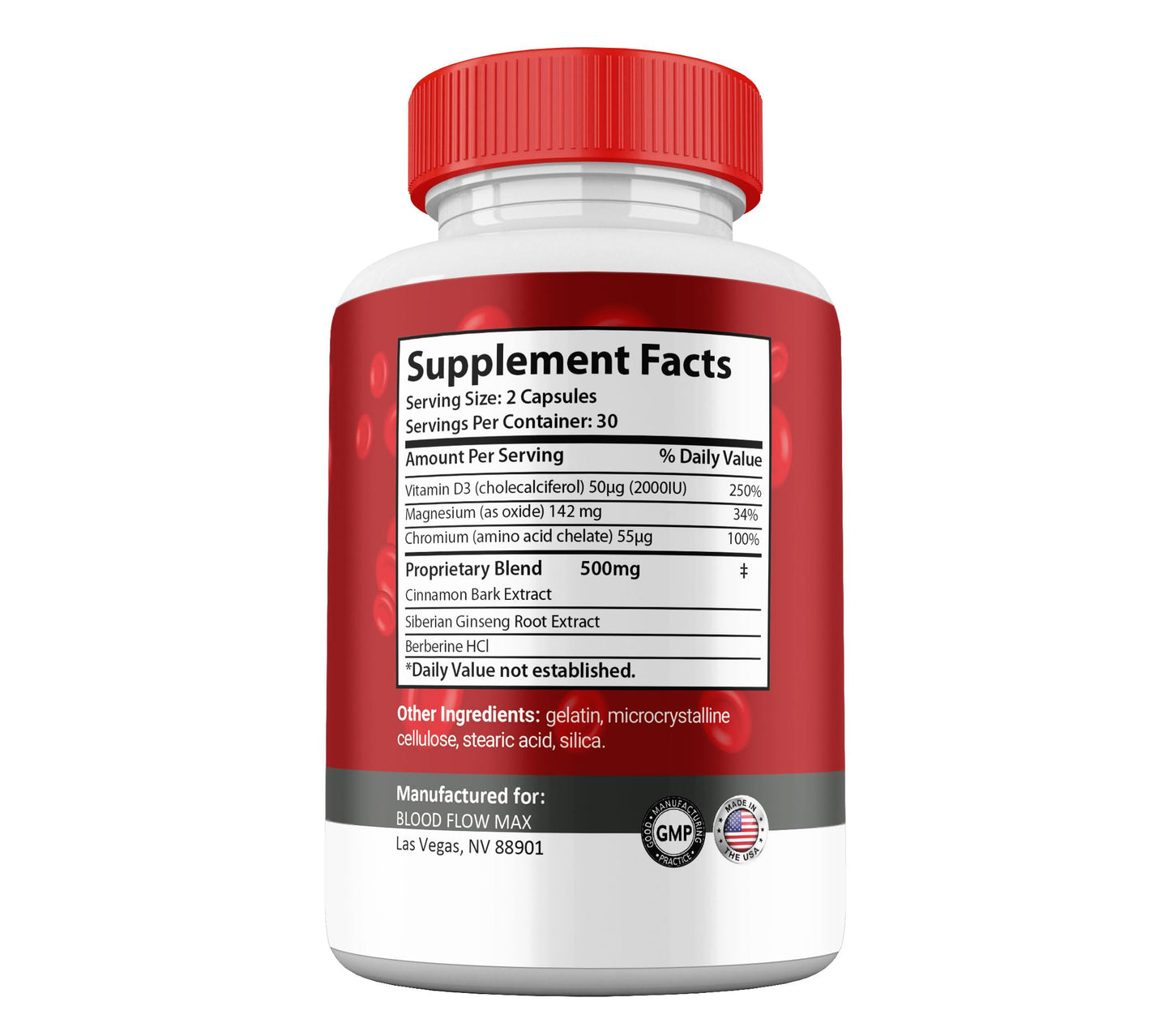 Gold Nutra Blood Flow Max Capsules 2