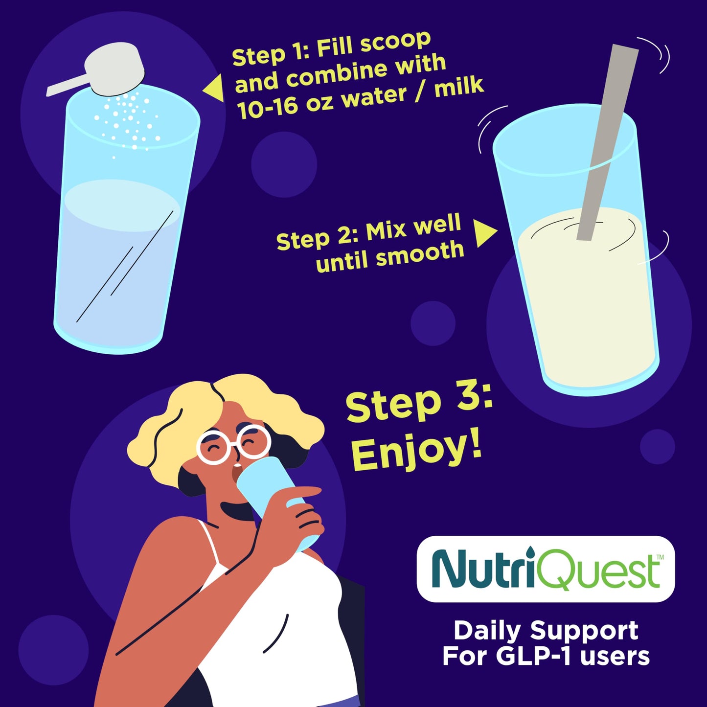 NutriQuest GLP-1 Protein Powder 7.8 Ounce