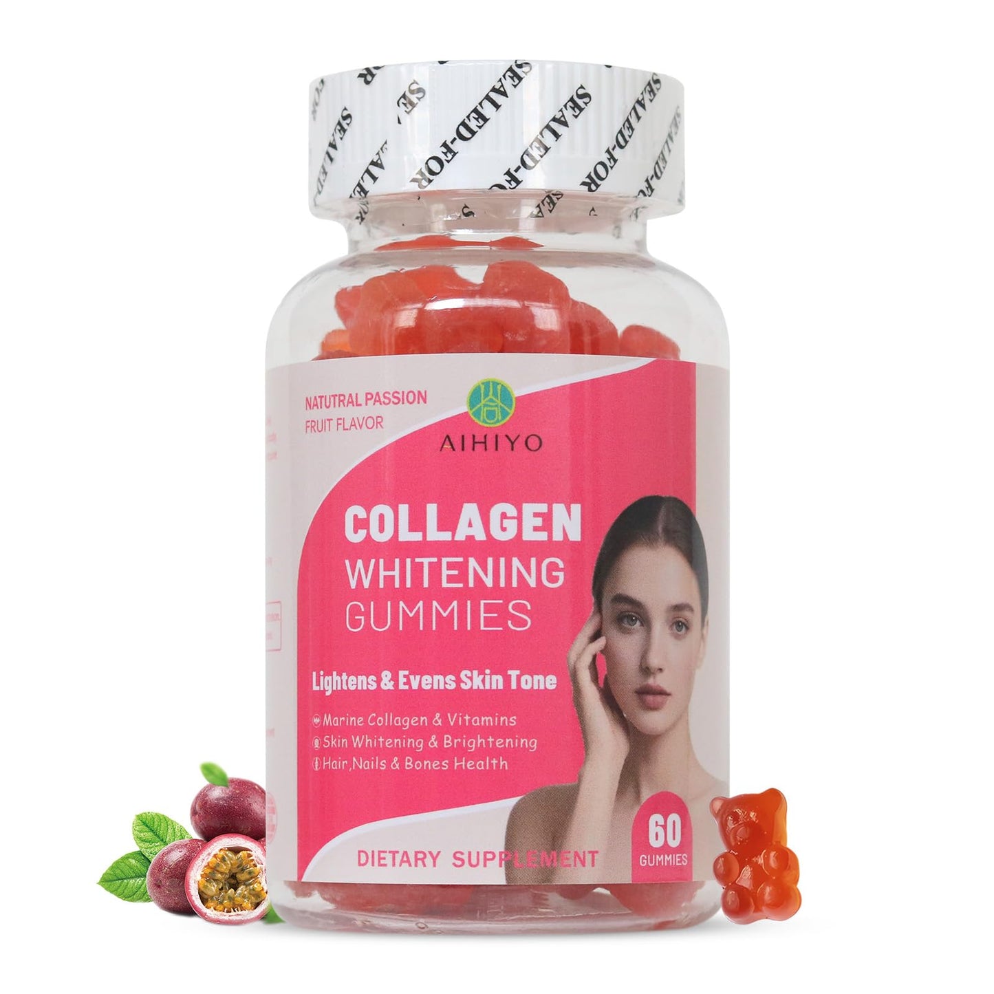 AIHIYO Collagen Whitening Gummies 60 Count