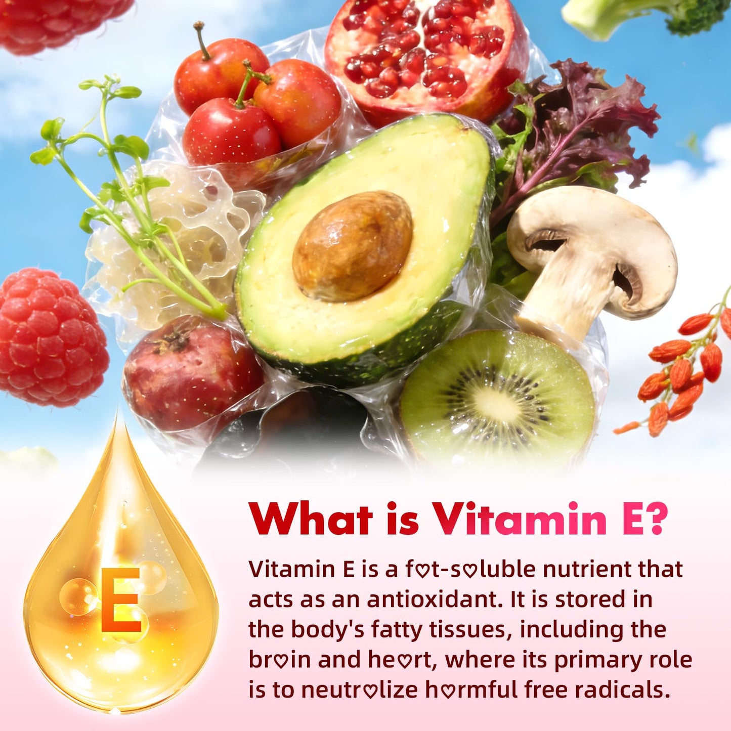 MEENCCD Vitamin E Gummies 60 Count