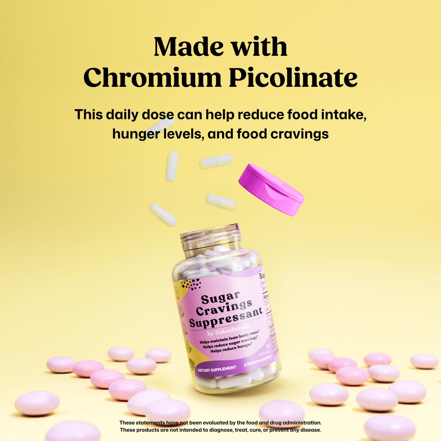ColonBroom Chromium Picolinate 200mcg Capsules, 60 Capsules