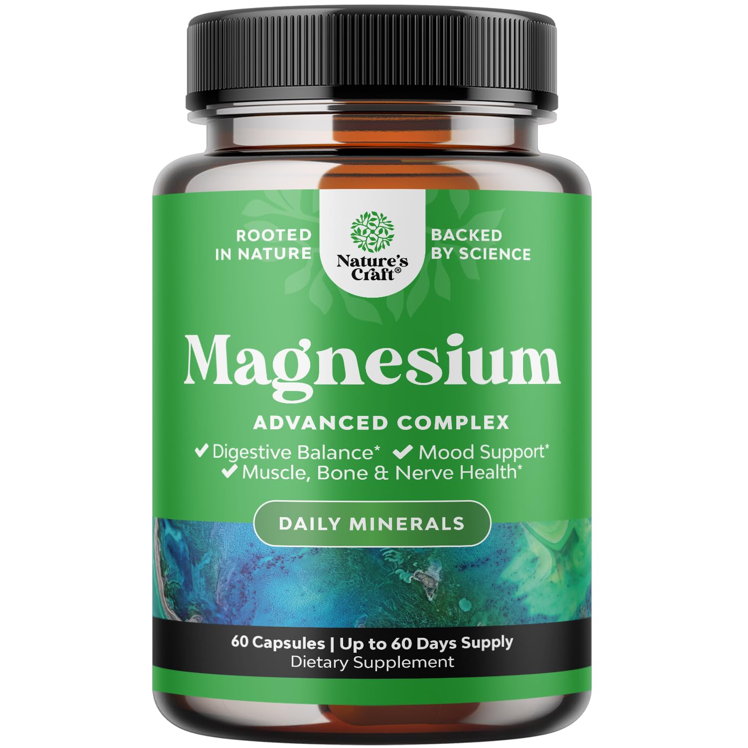 Natures Craft High Absorption Magnesium Complex Capsule, 60 Capsules