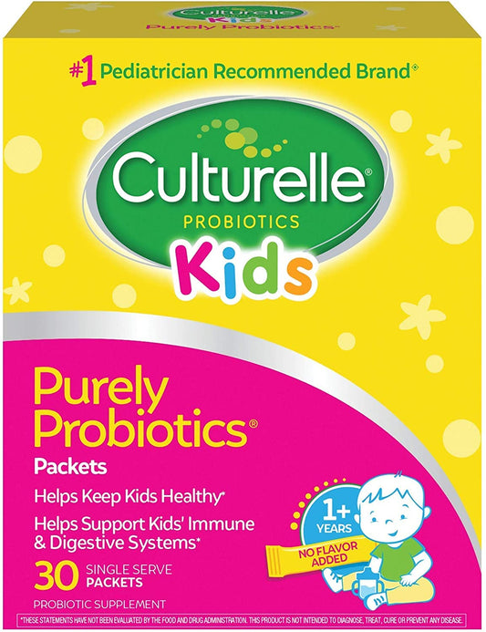 Culturelle Kids Packets Daily Probiotic Supplement Caplets 60 Count