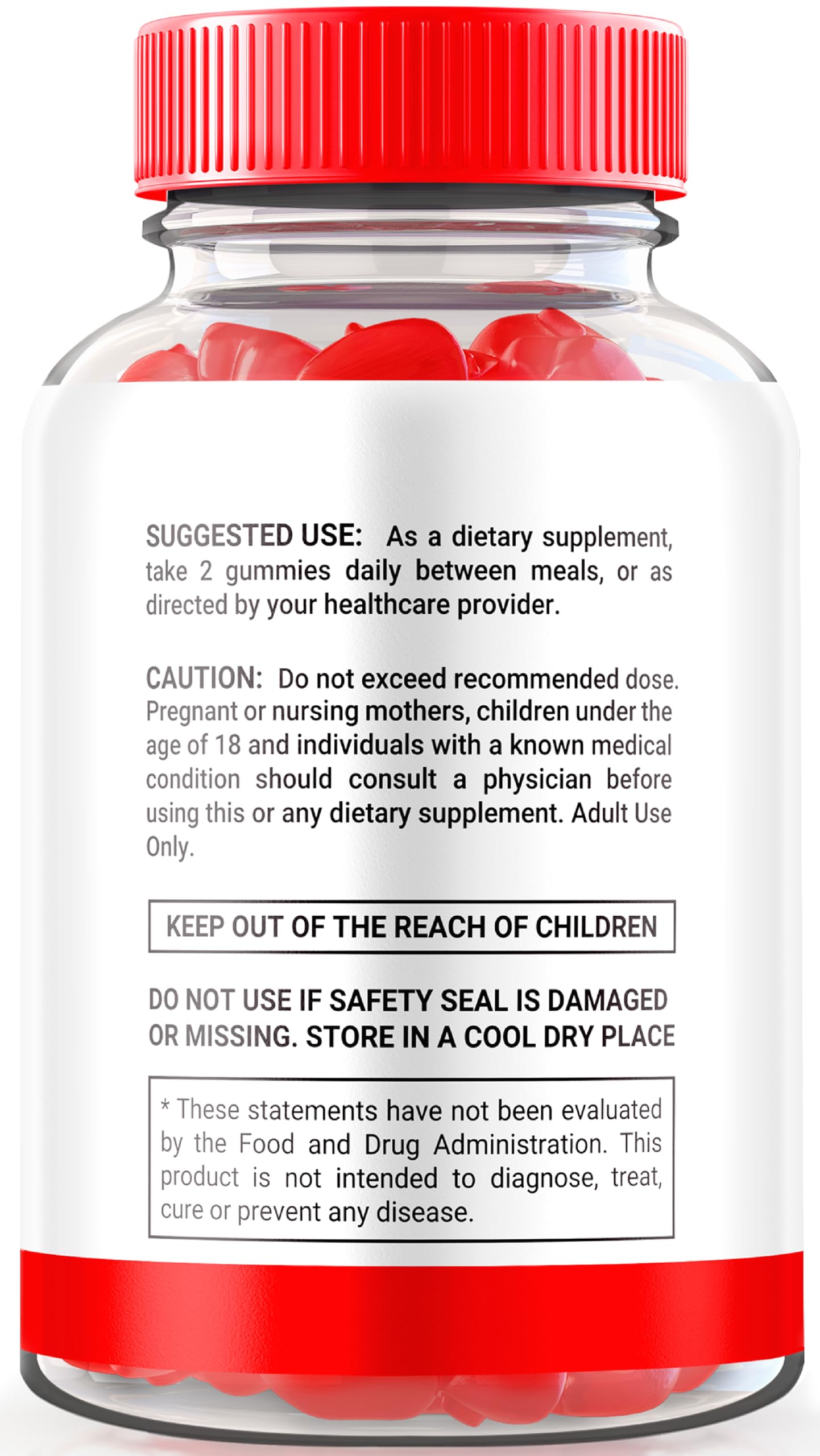 NutraRize Supra Keto ACV Gummies, 180 Gummies