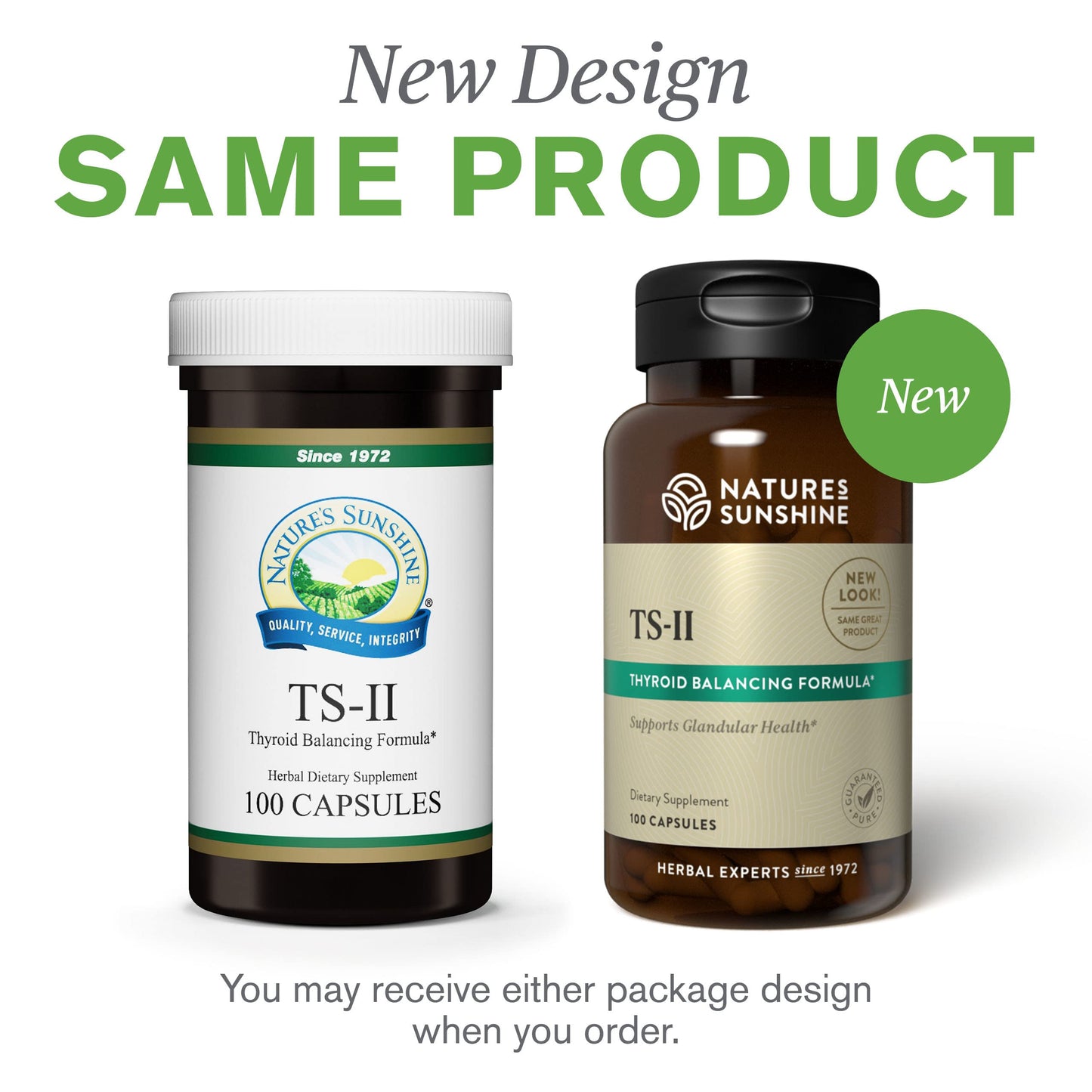 Nature's Sunshine TS II w/Hops Capsule 100