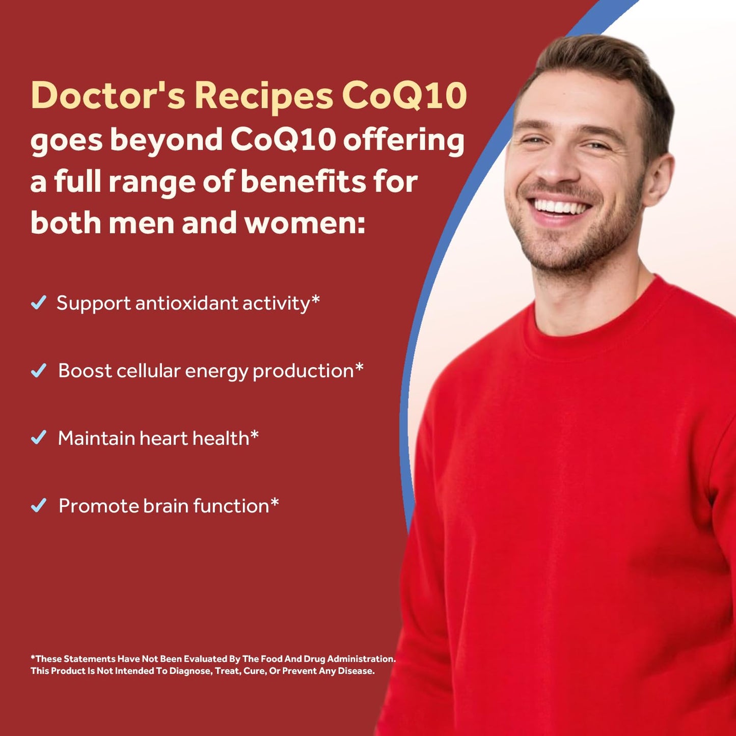 Doctor's Recipes CoQ10 400 mg High Potency Ubiquinone Softgels, 120 Count