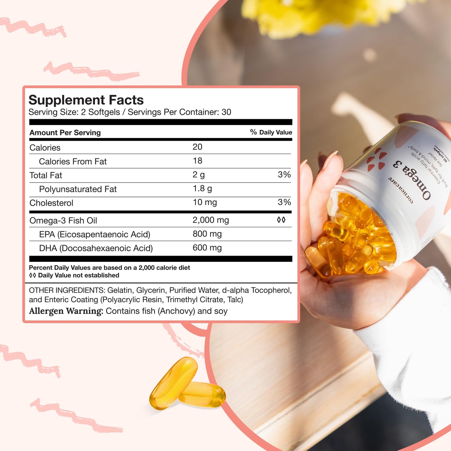 CorneaCare Triple Strength Omega 3 Softgels 60