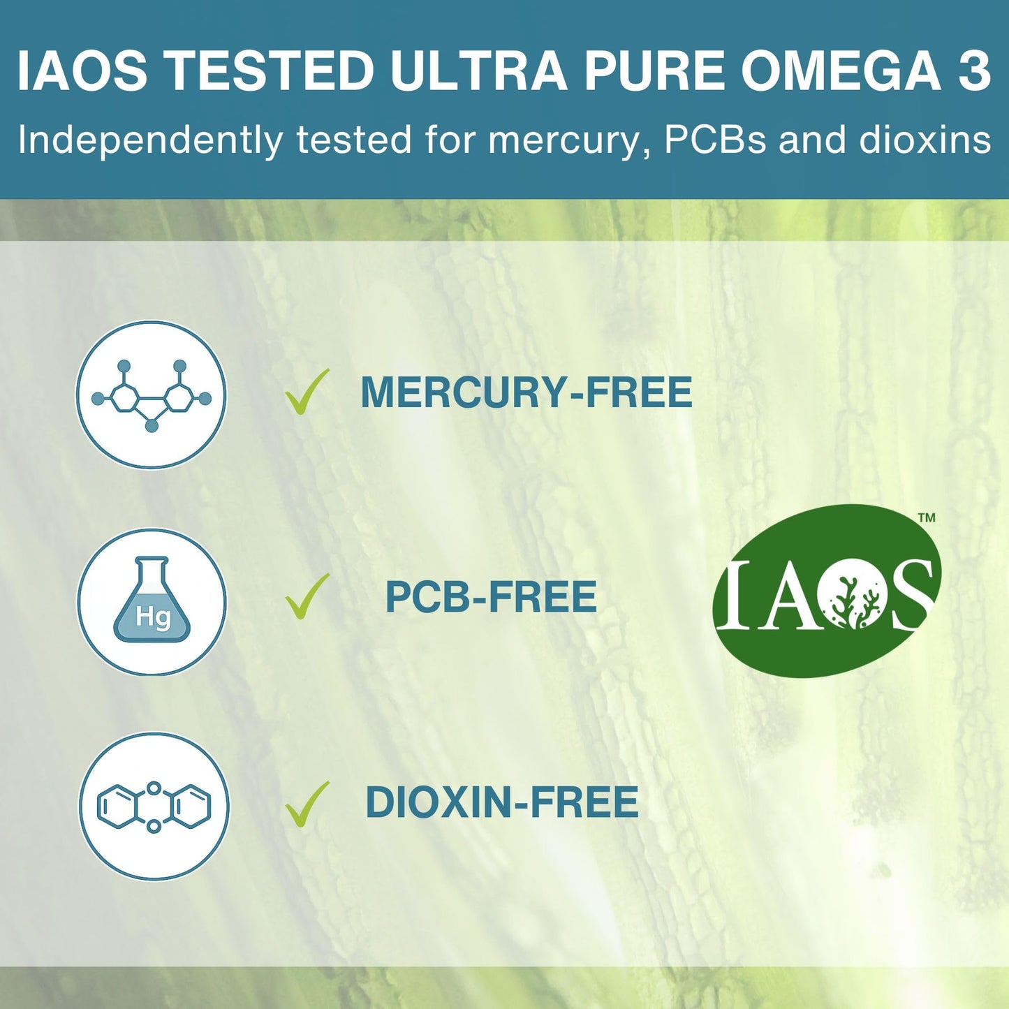 Igennus Healthcare Nutrition Vegan Omega 3 Algae Oil, EPA DHA 600mg Softgels, 60 Softgels