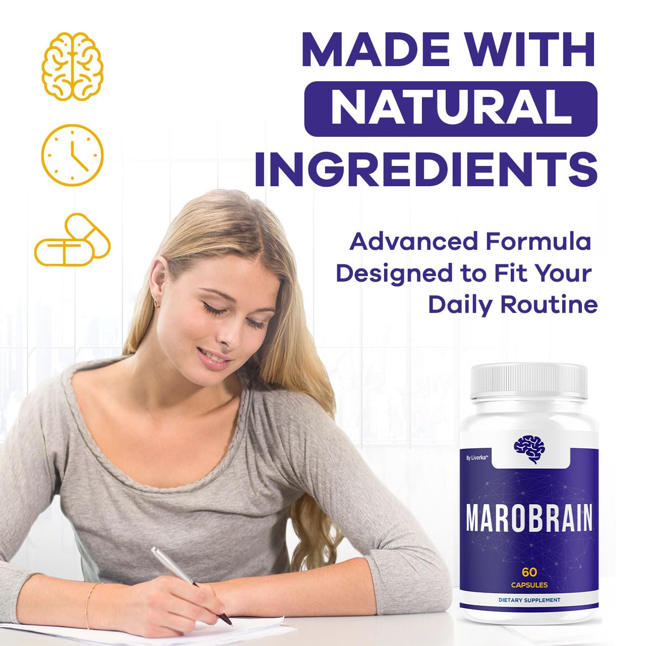 LIVORKA Marobrain Capsules 120 Capsules