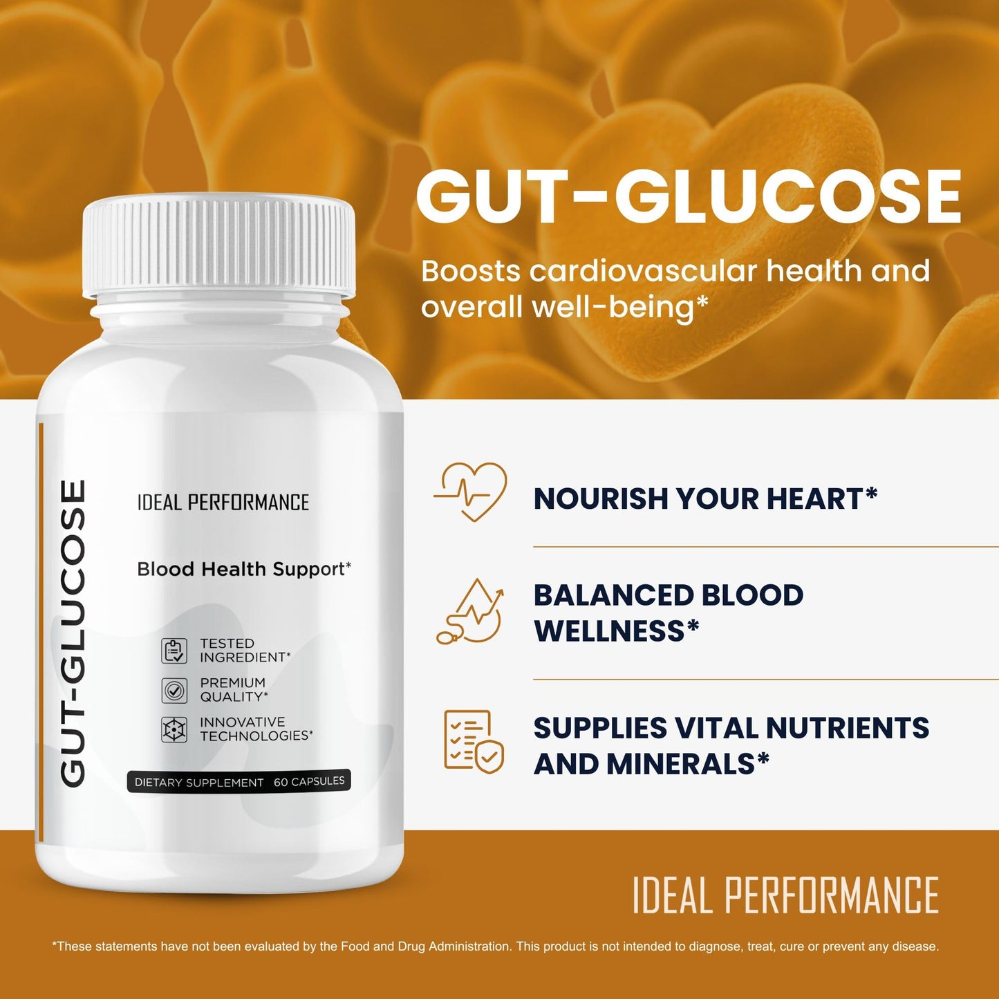IDEAL PERFORMANCE Gut Glucose Capsules 120