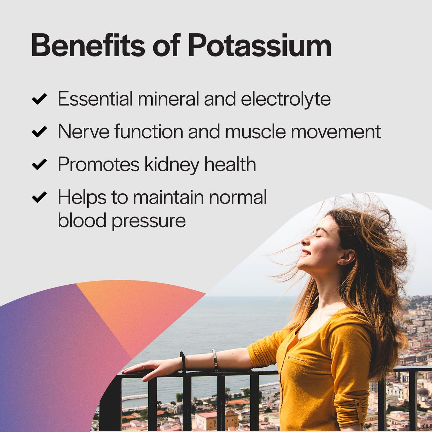 PureFormulas Potassium Supplement Chelated 99 mg Highly Absorbable Pure Potassium Formula for Energy, Nerve, Muscle, Kidney, Heart, and Skeletal Support, Non-GMO, 100 Vegetarian Capsules