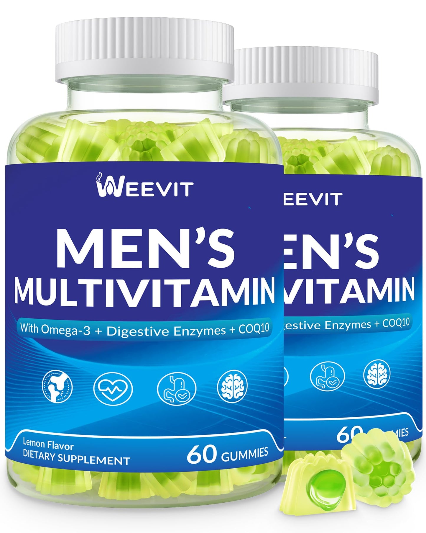 WEEVIT Multivitamin for Men Gummies 120 Count