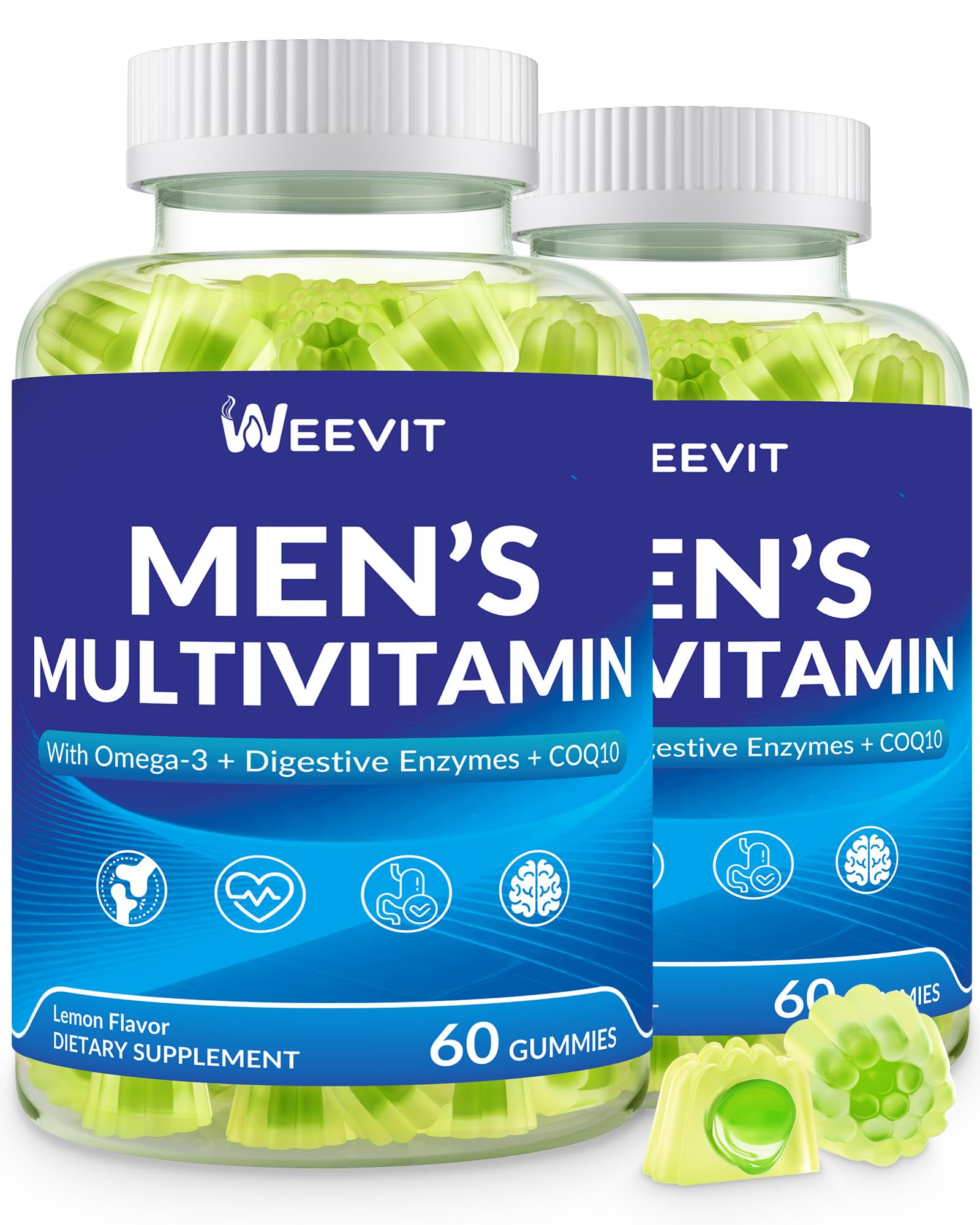 WEEVIT Multivitamin for Men Gummies 120 Count