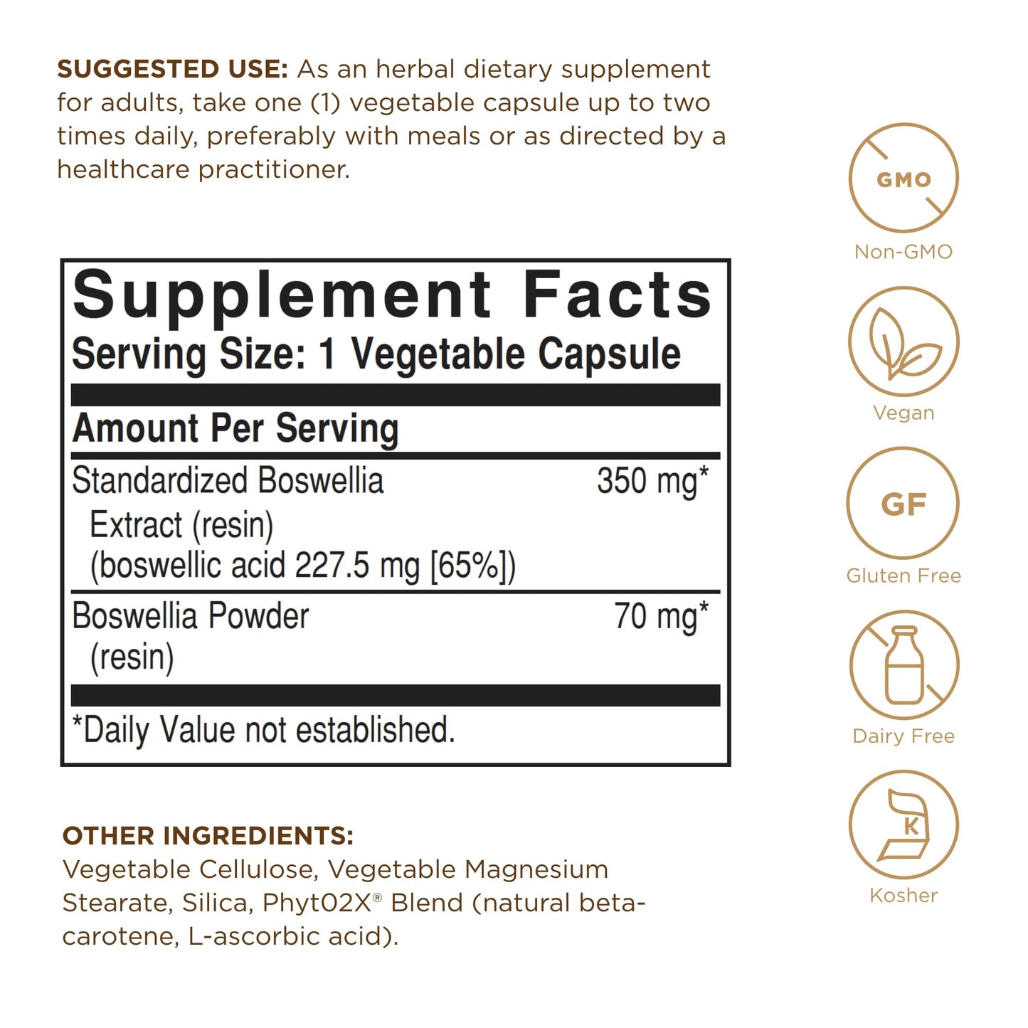 Solgar Boswellia Resin Extract Capsules, 60 Count