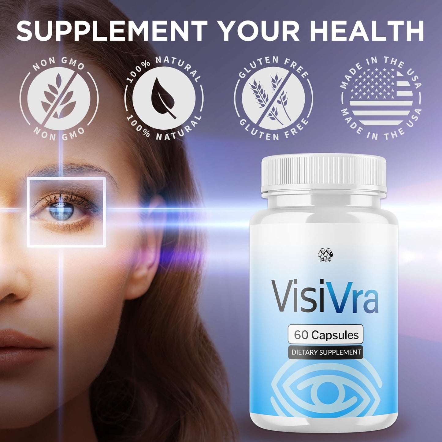 MJO Visivra Vision Pills Capsule 120 Capsules