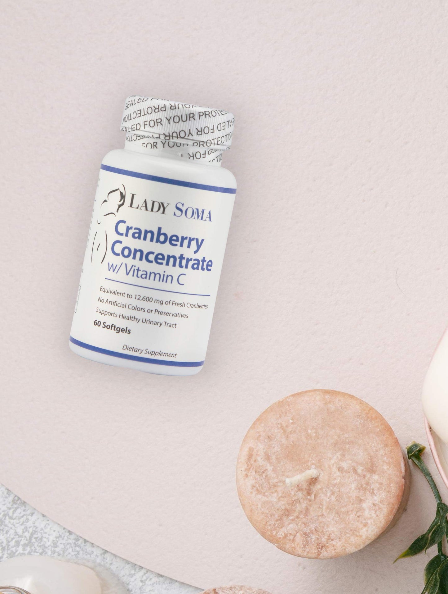 Lady Soma Cranberry Concentrate Urinary Tract (UTI) Support Softgels 60