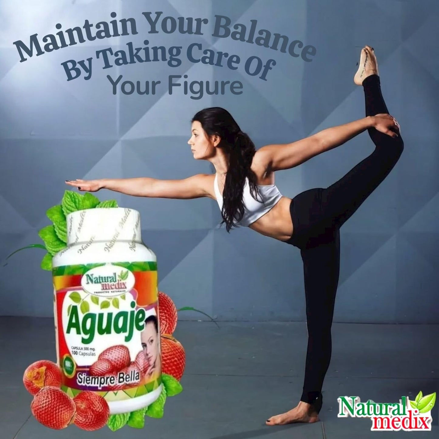Natural Medix Aguaje Siempre Bella Capsules 100 Count