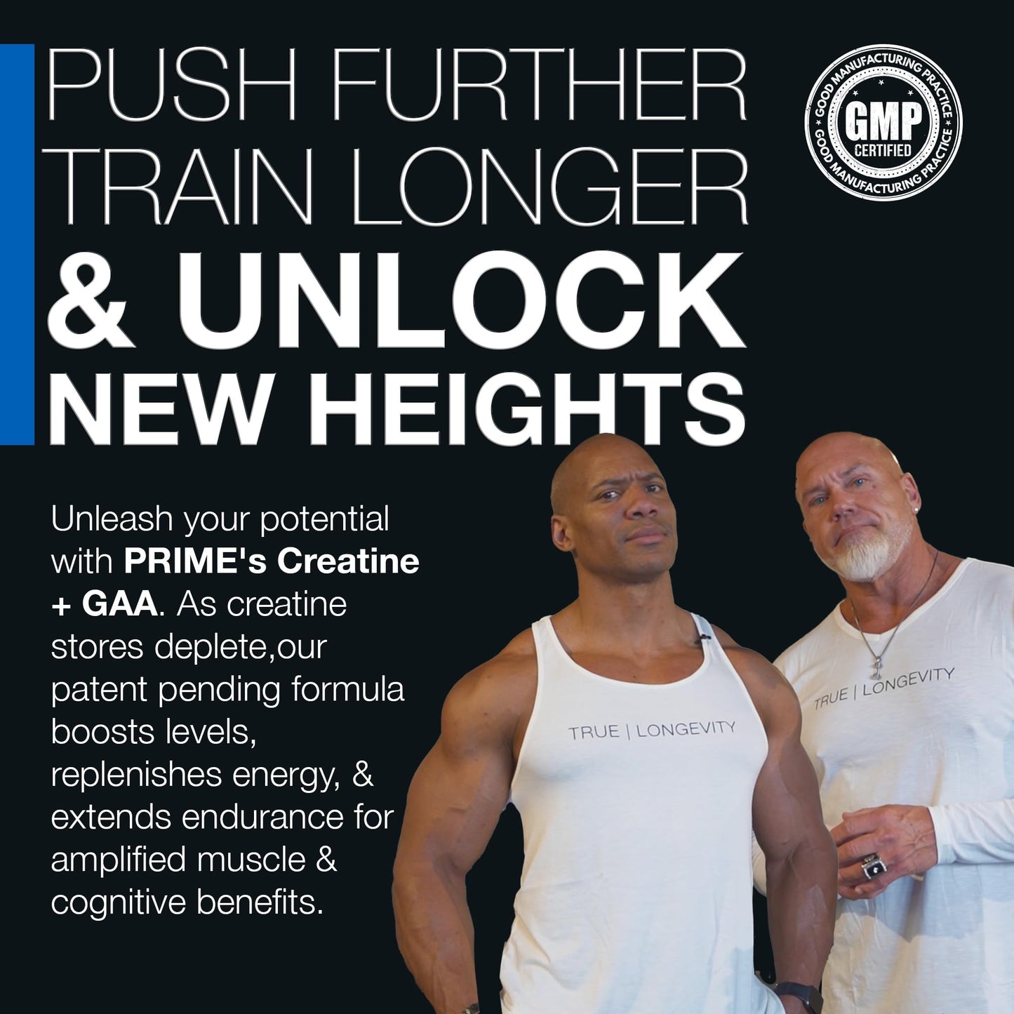 DRINK HRW Prime Men’s Health Supplement with Creatine + GAA Pro, Powder, 15.9 oz
