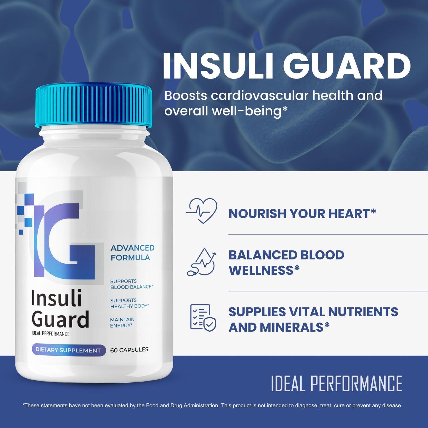 IDEAL PERFORMANCE Insuli Guard Capsules, 60 Capsules