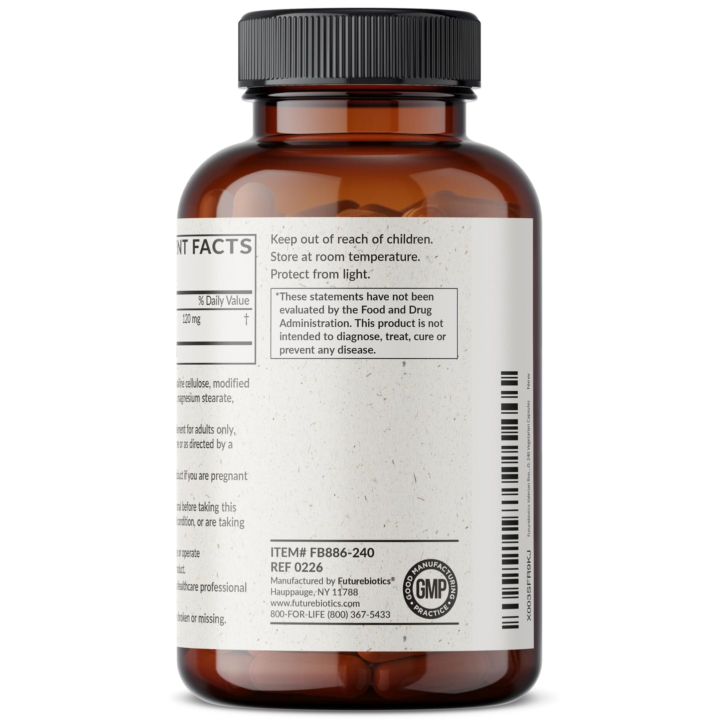 Futurebiotics Valerian Root Capsule, 240 Capsules