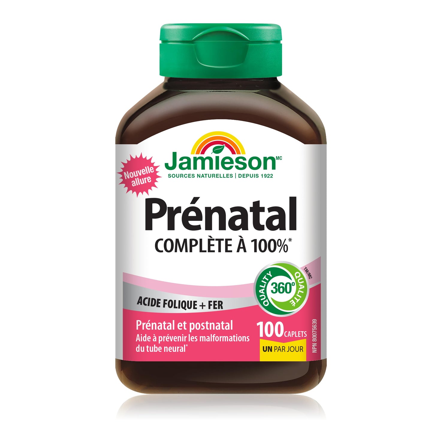 Jamieson Laboratories Prenatal Multivitamin Caplets 100