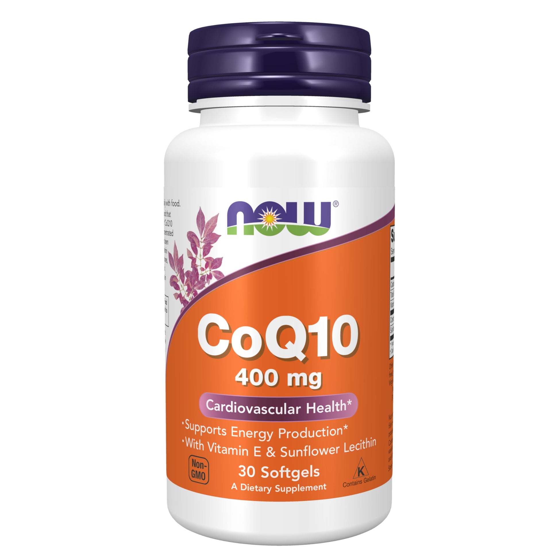 NOW Foods CoQ10 400 mg Softgels, 30 Count