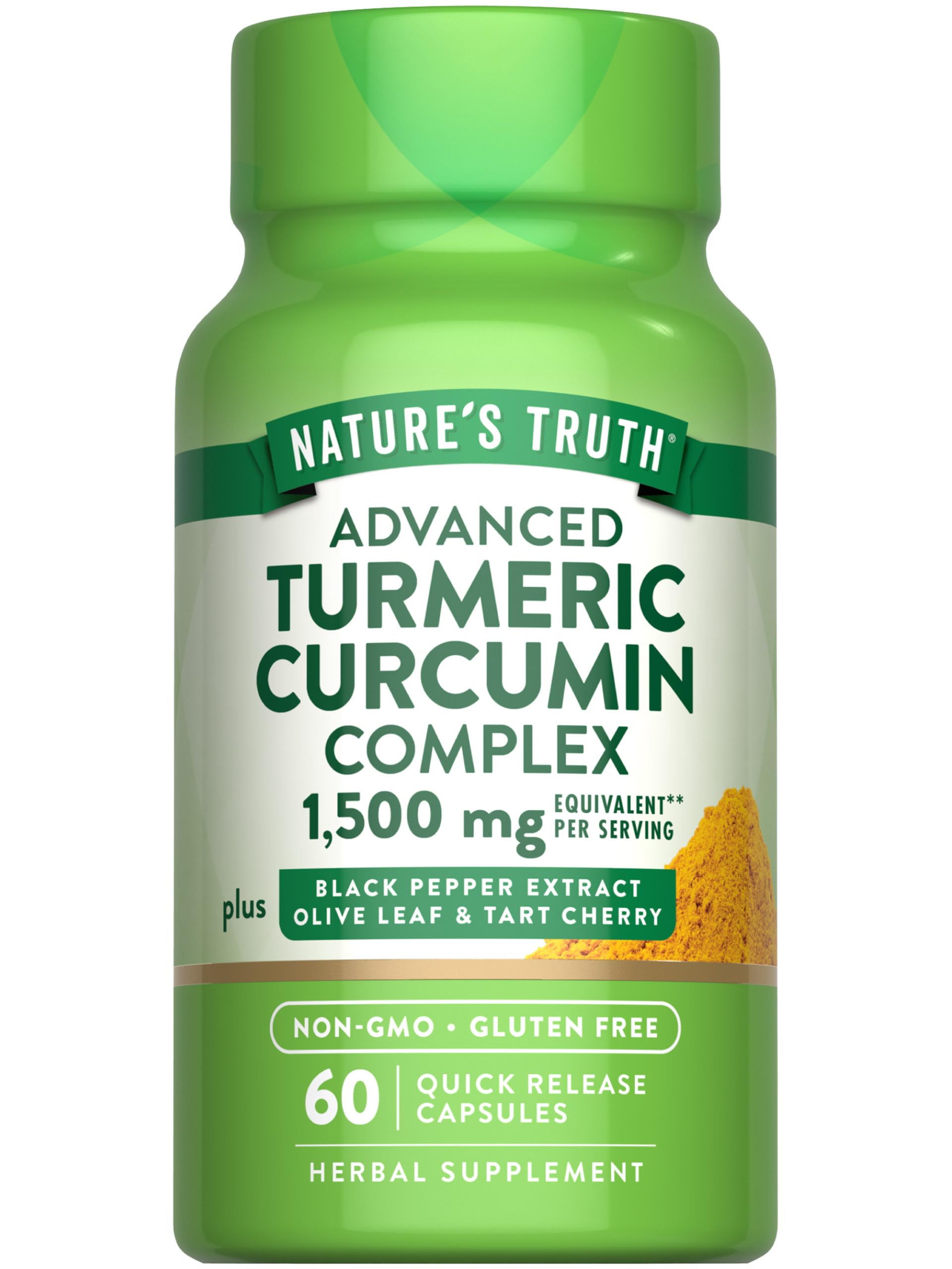 Nature's Truth Turmeric Curcumin Capsules, 60 Count