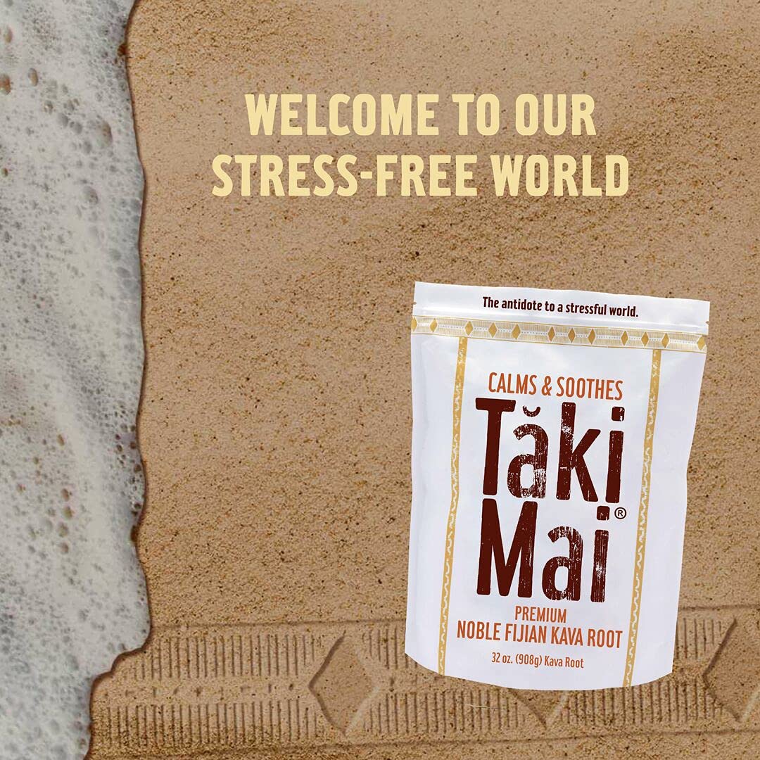 Taki Mai Noble Kava Kava Root Powder 32 Ounce