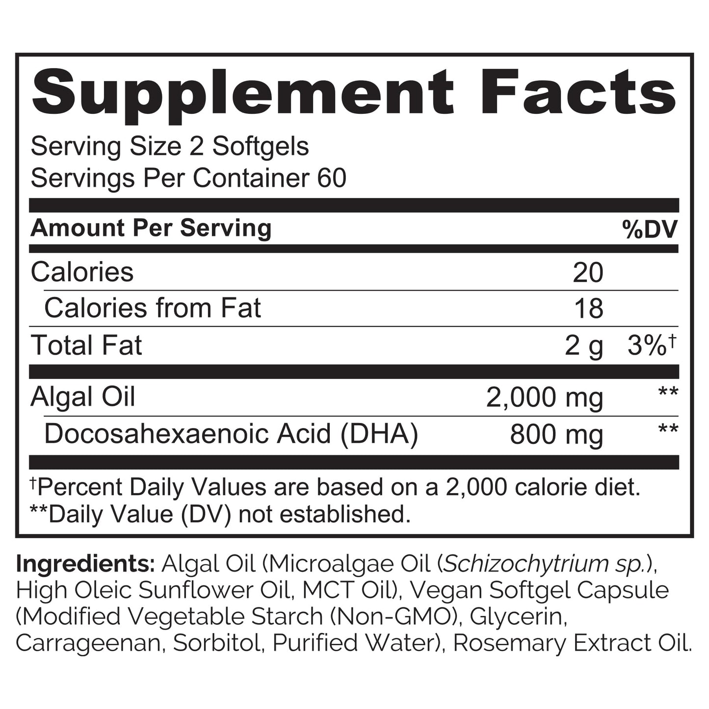 Naturelo Vegan DHA Capsule 120