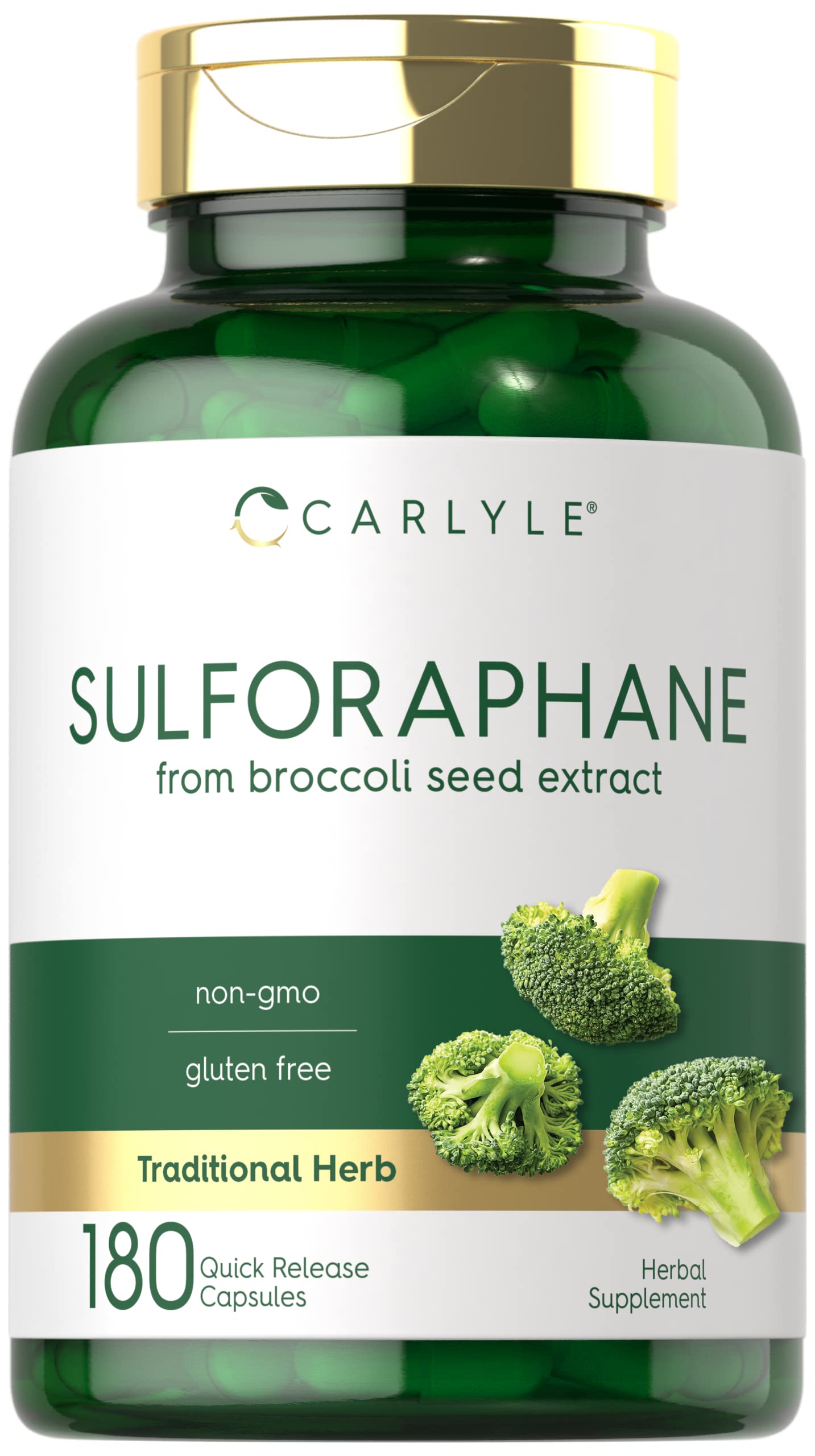 Carlyle Sulforaphane Supplement Capsule 180 Count