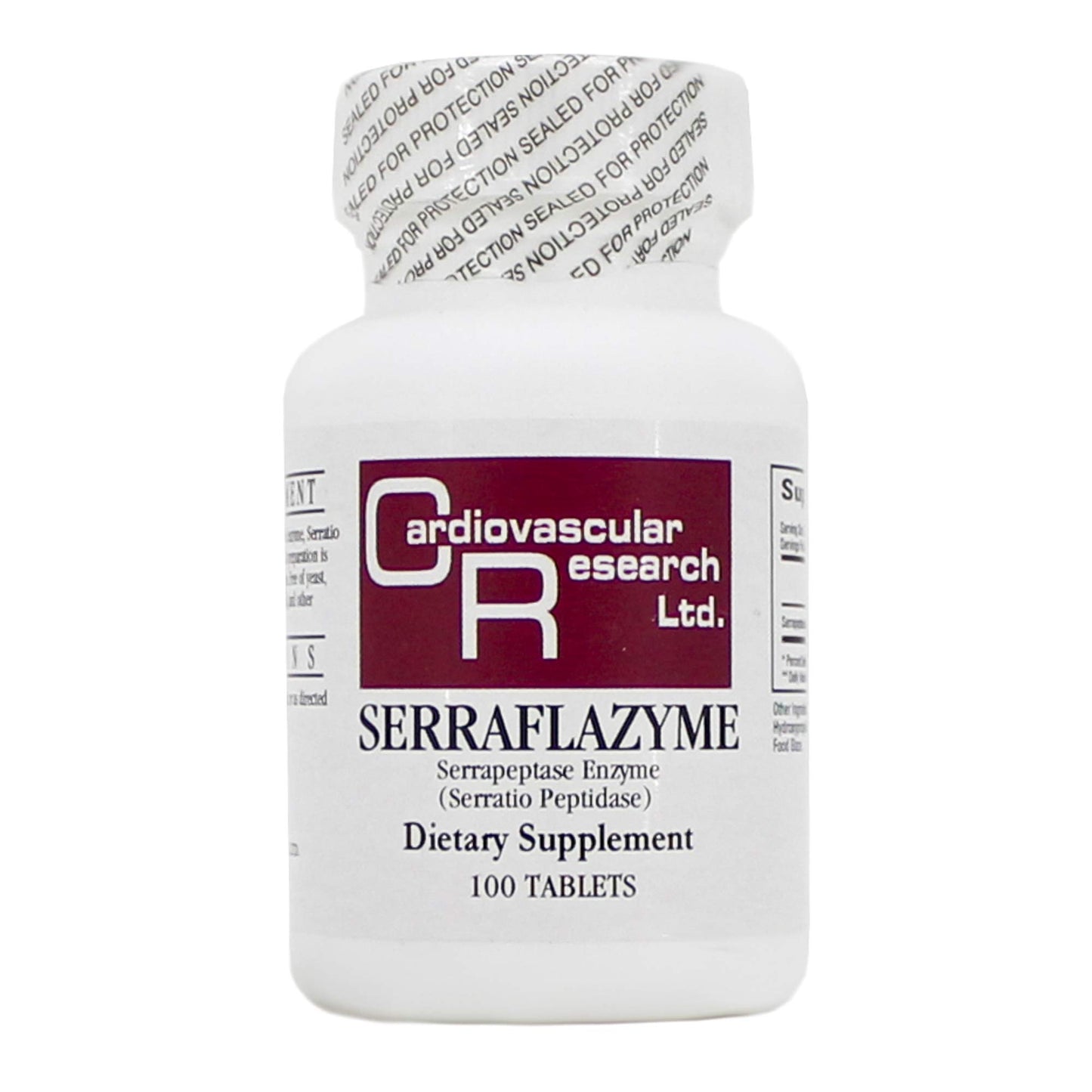 Ecological Formulas Serraflazyme (Serratia Peptidase 5mg) Tablet, 100 Tablets