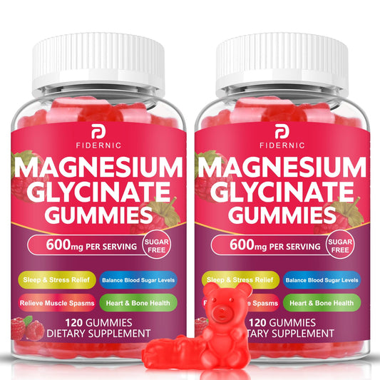 FIDERNIC Magnesium Glycinate Gummies 600 mg, 240 Gummies