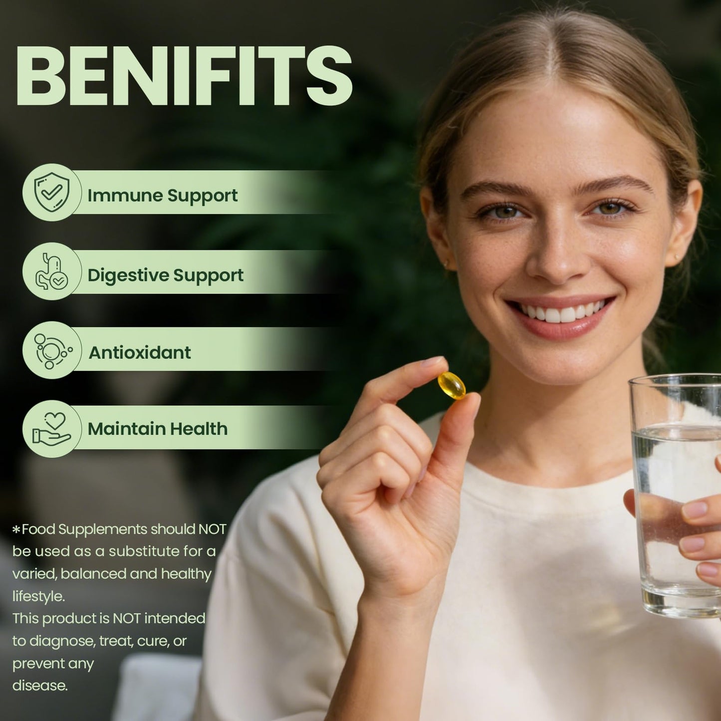 Yldegt Organic Oil of Oregano Softgels with Black Seed Oil 300 Capsules