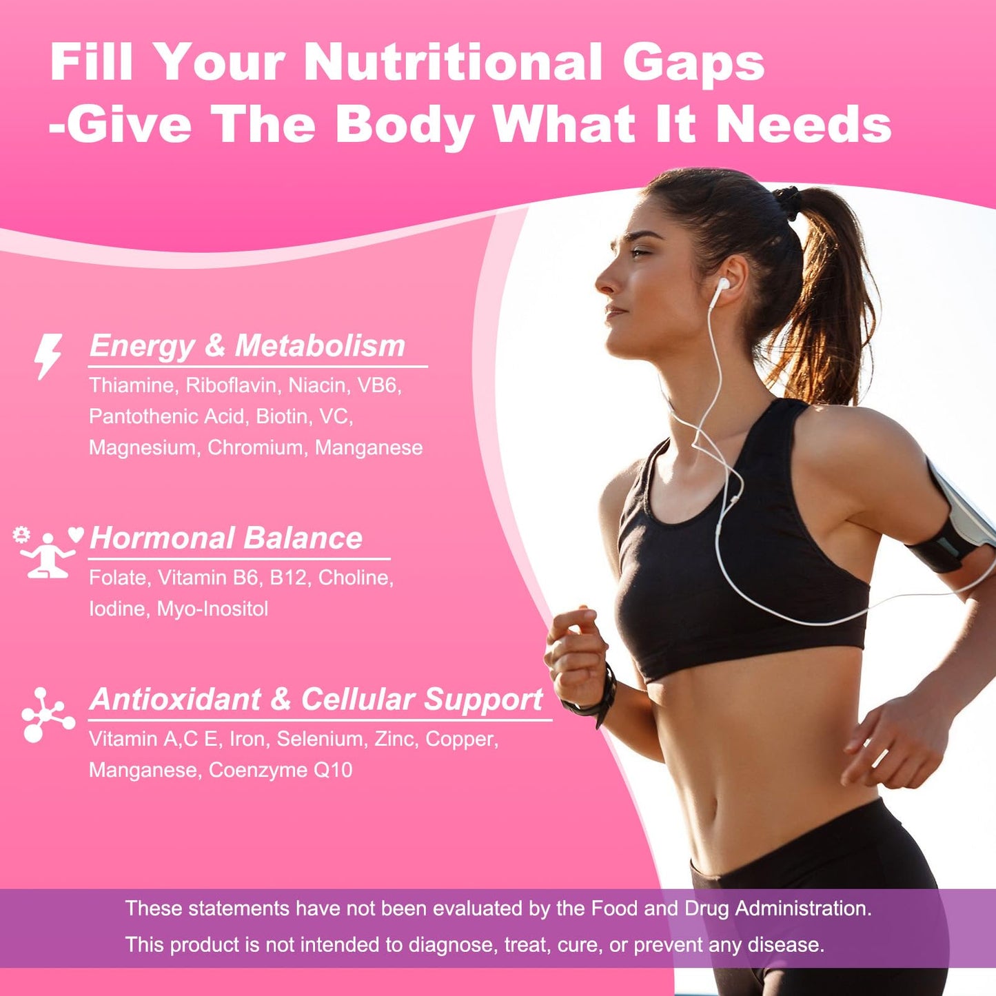 Sijigood Methylated Multivitamin Gummies for Women, 180 Count