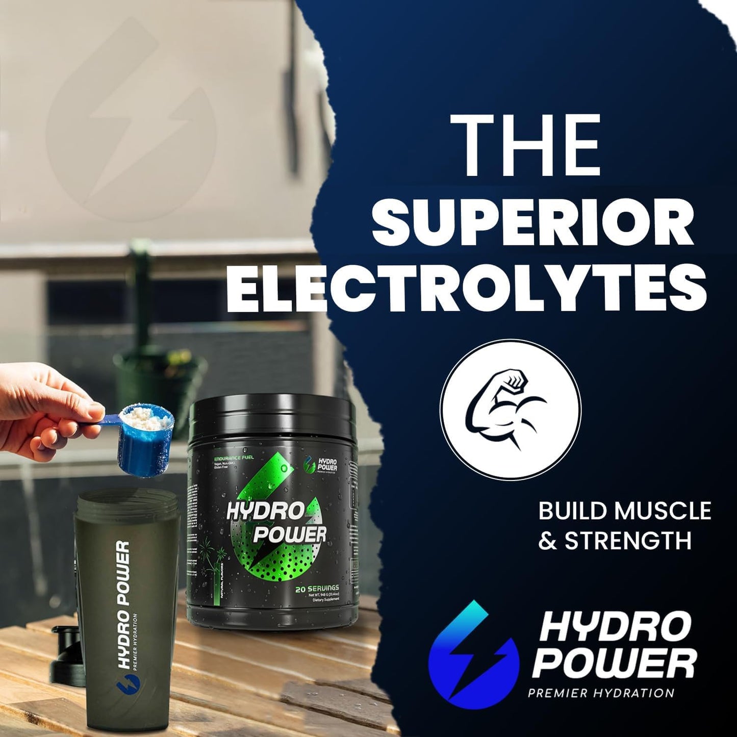 Hydro Power Endurance Fuel High Carb Supplement Powder, 34 Servings