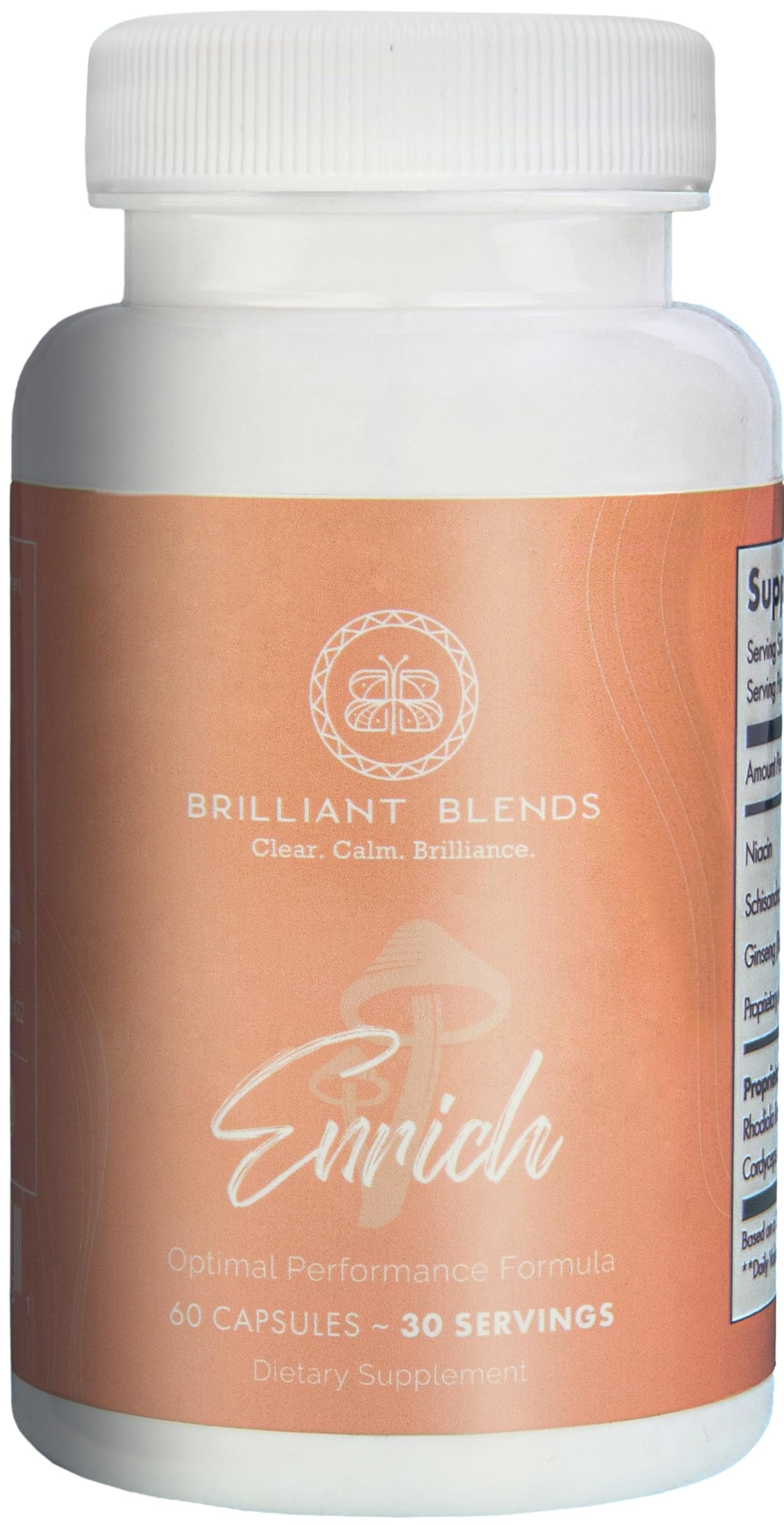 Brilliant Blends ENRICH Adaptogen Supplement Capsule, 30 Count