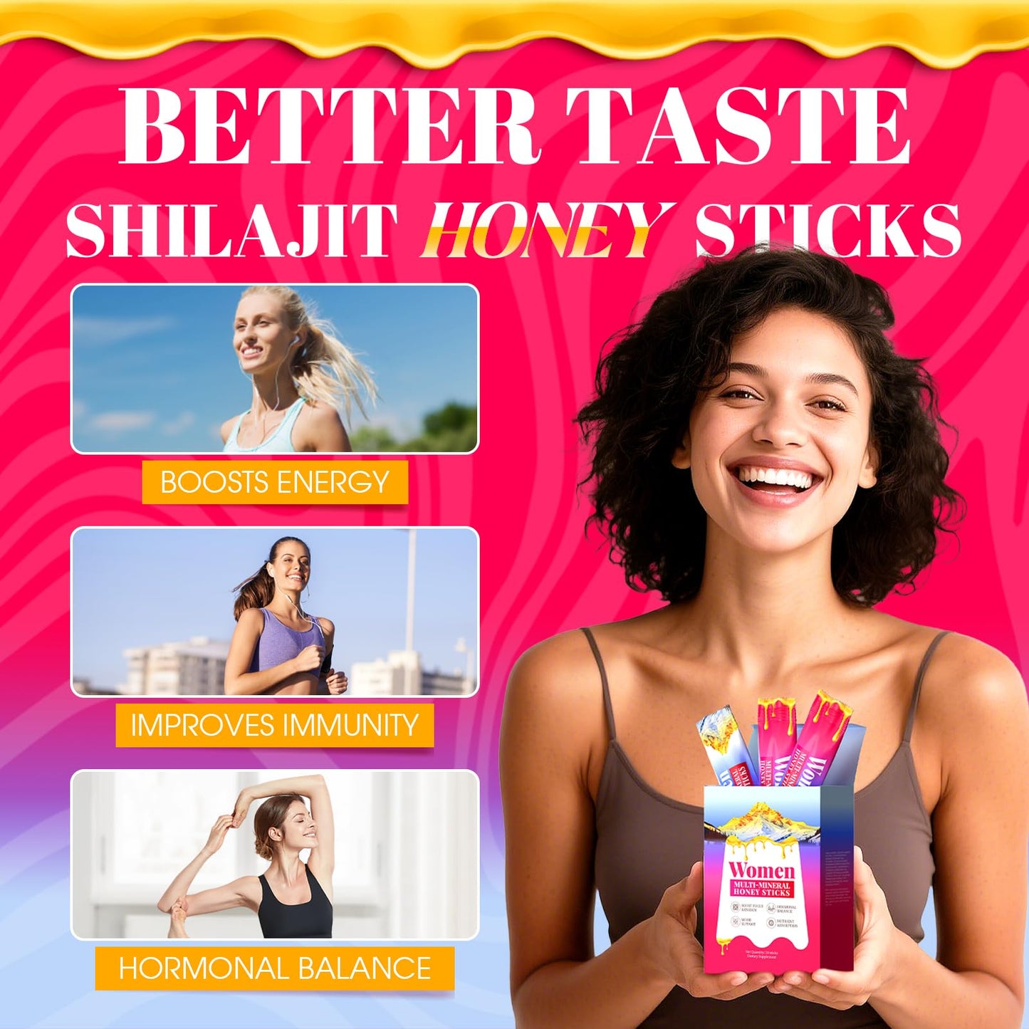 Hochornk Shilajit Honey Sticks for Cat Powder 5.6