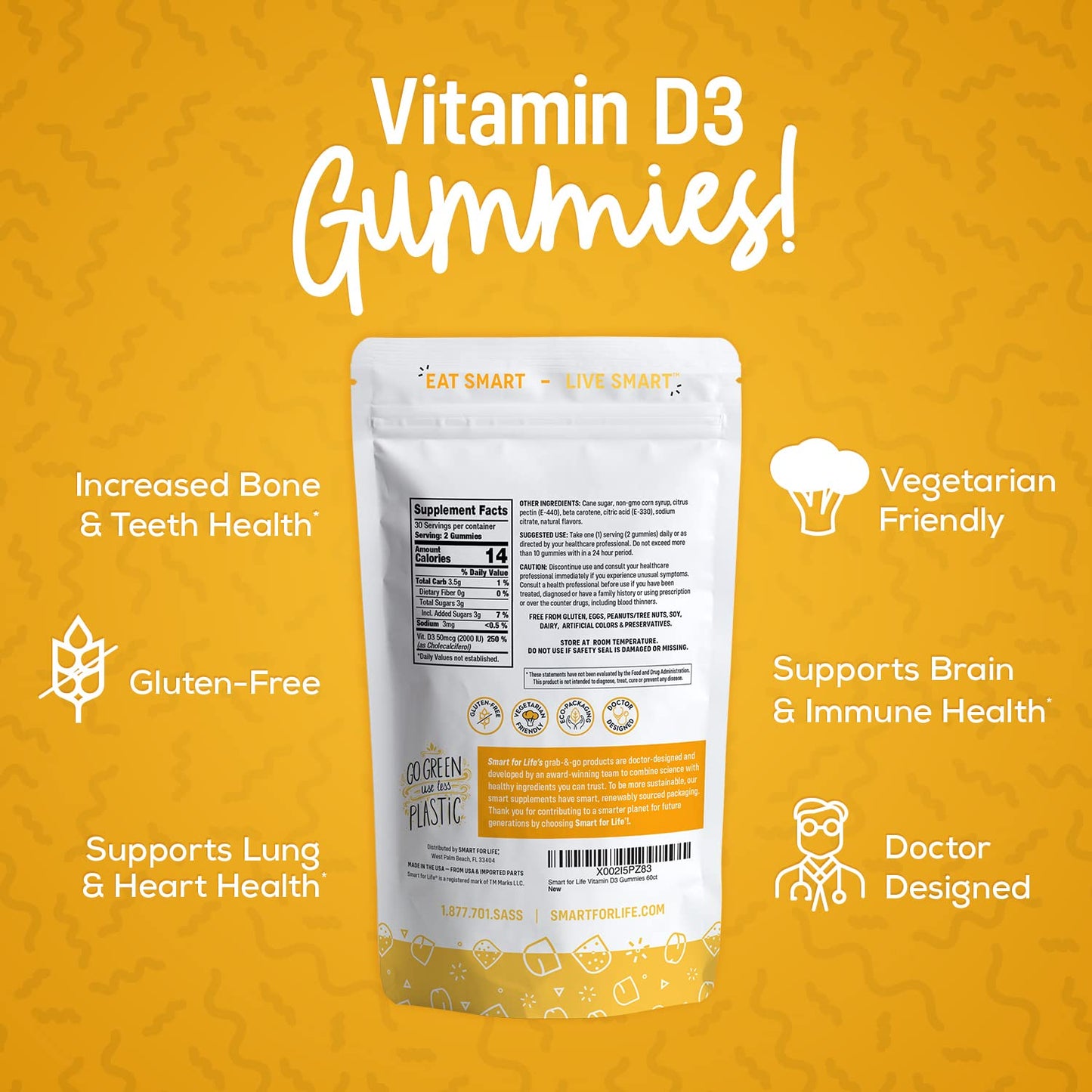 Smart for Life Vitamin D3 Gummies 1 Count