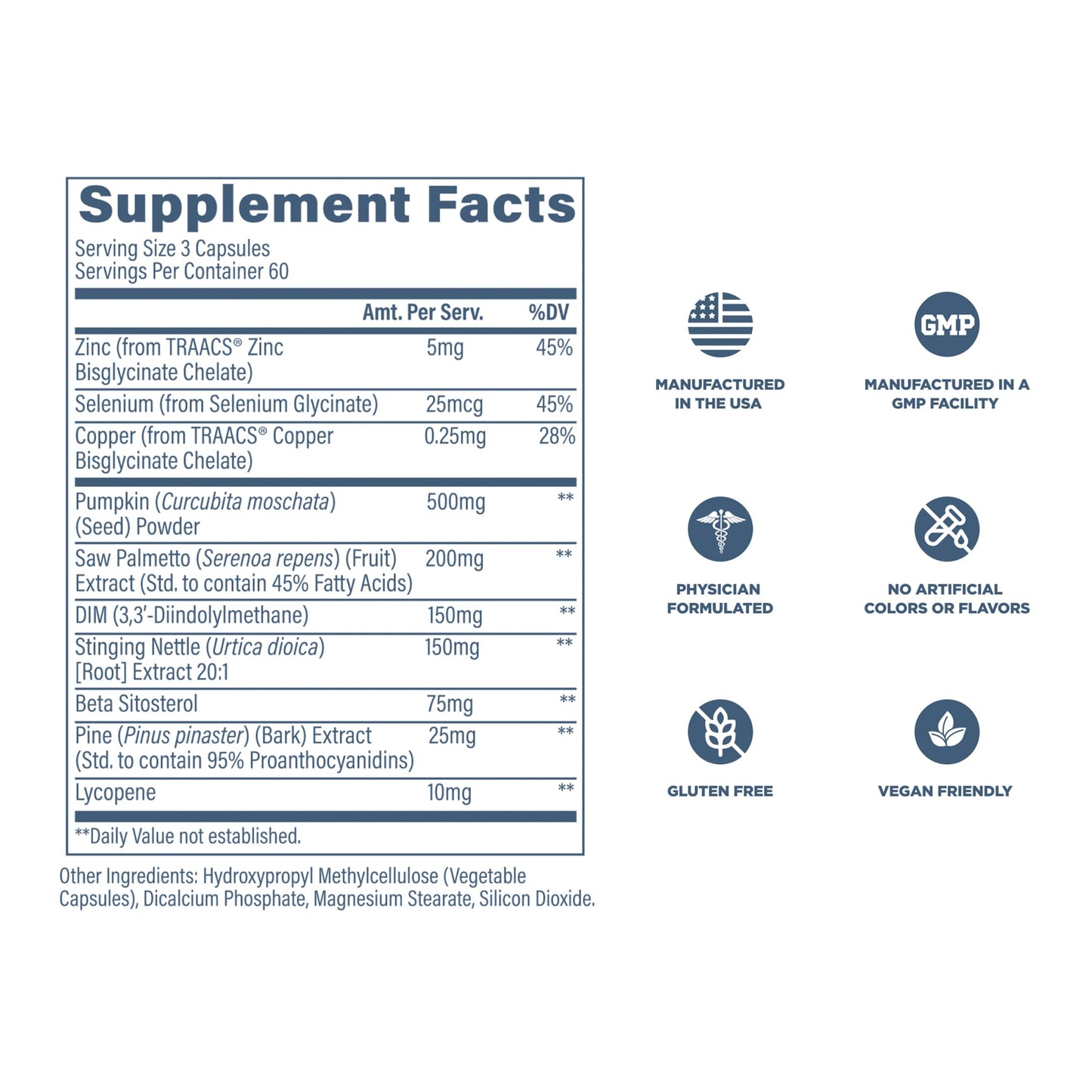 Revive Prostate Supplements for Men Capsules 180 Count