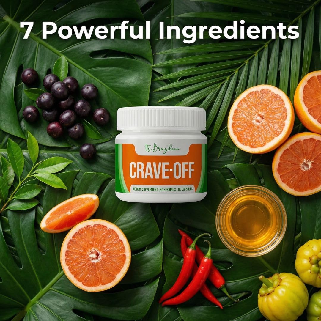 IT'S BRAZILIAN Crave-Off Metabolism Support Capsules 60 Capsules