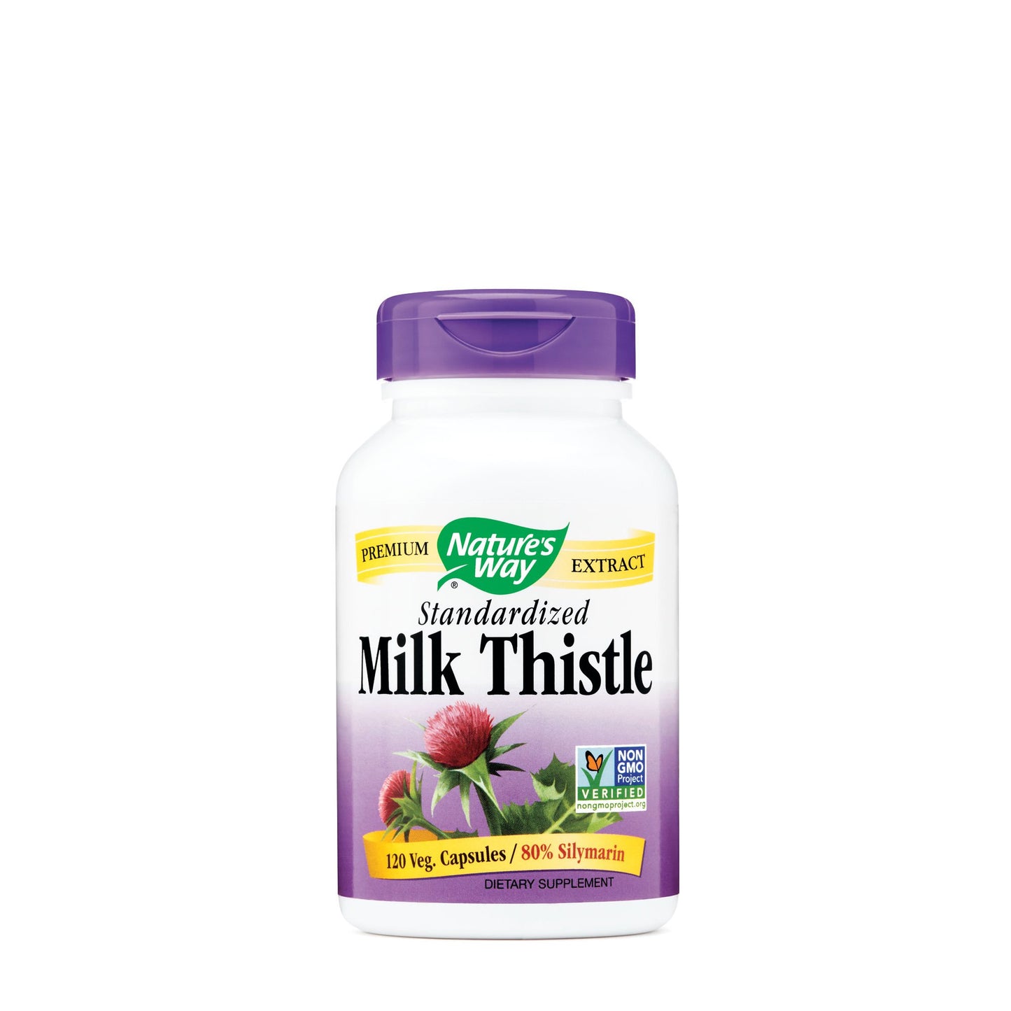 Nature's Way Milk Thistle Standardized Capsule, 120 Count
