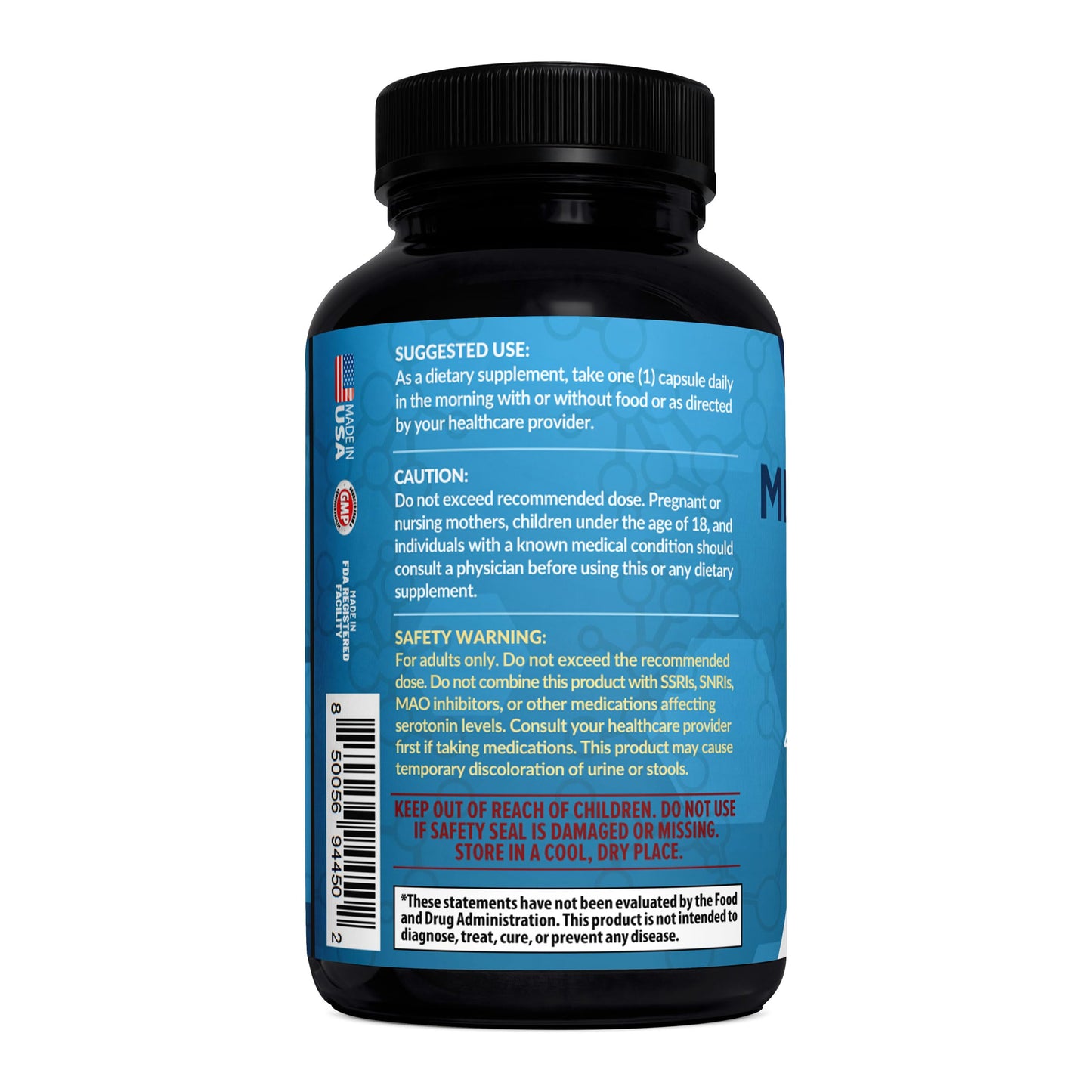 TerraForm Nutrition Methylene Blue 10mg Capsules 60 Count