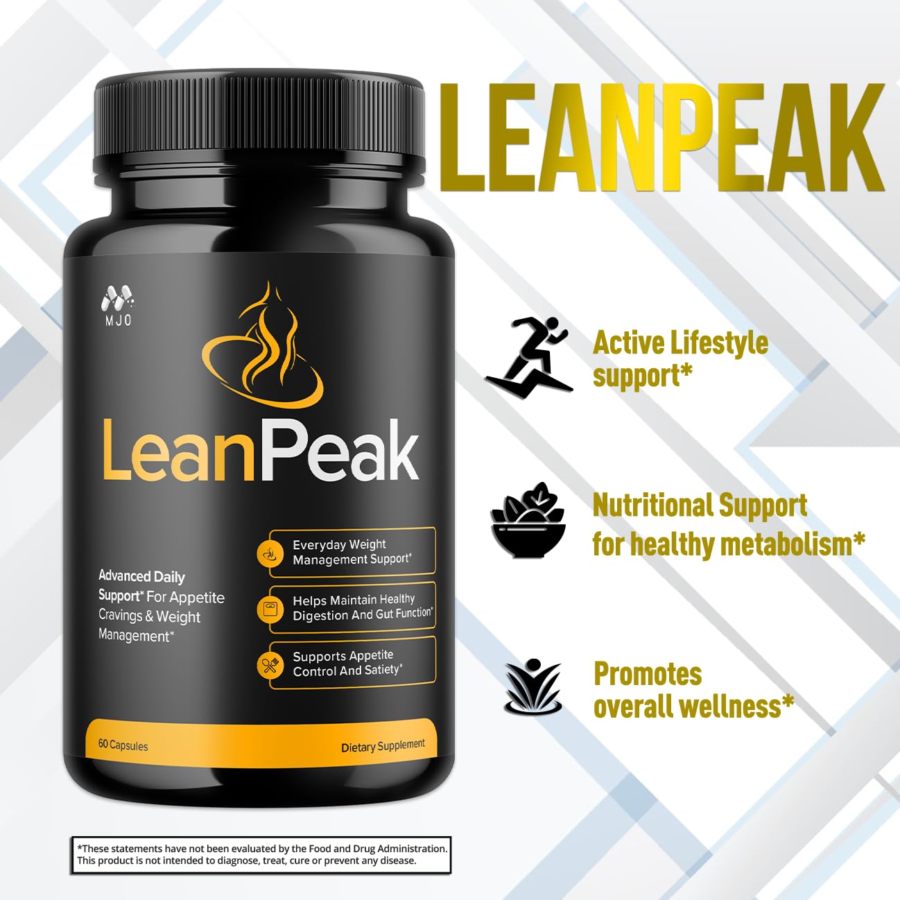 MJO Lean Peak Capsules 180 Capsules