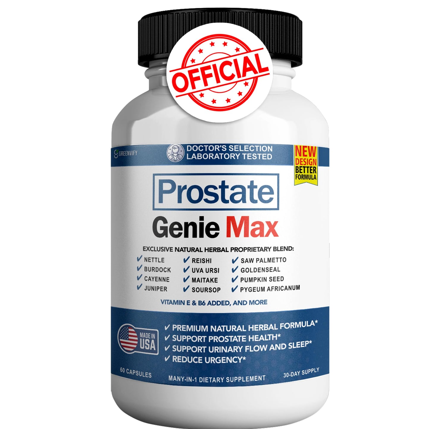 GREENVIFY Prostate Genie Max Capsule 60