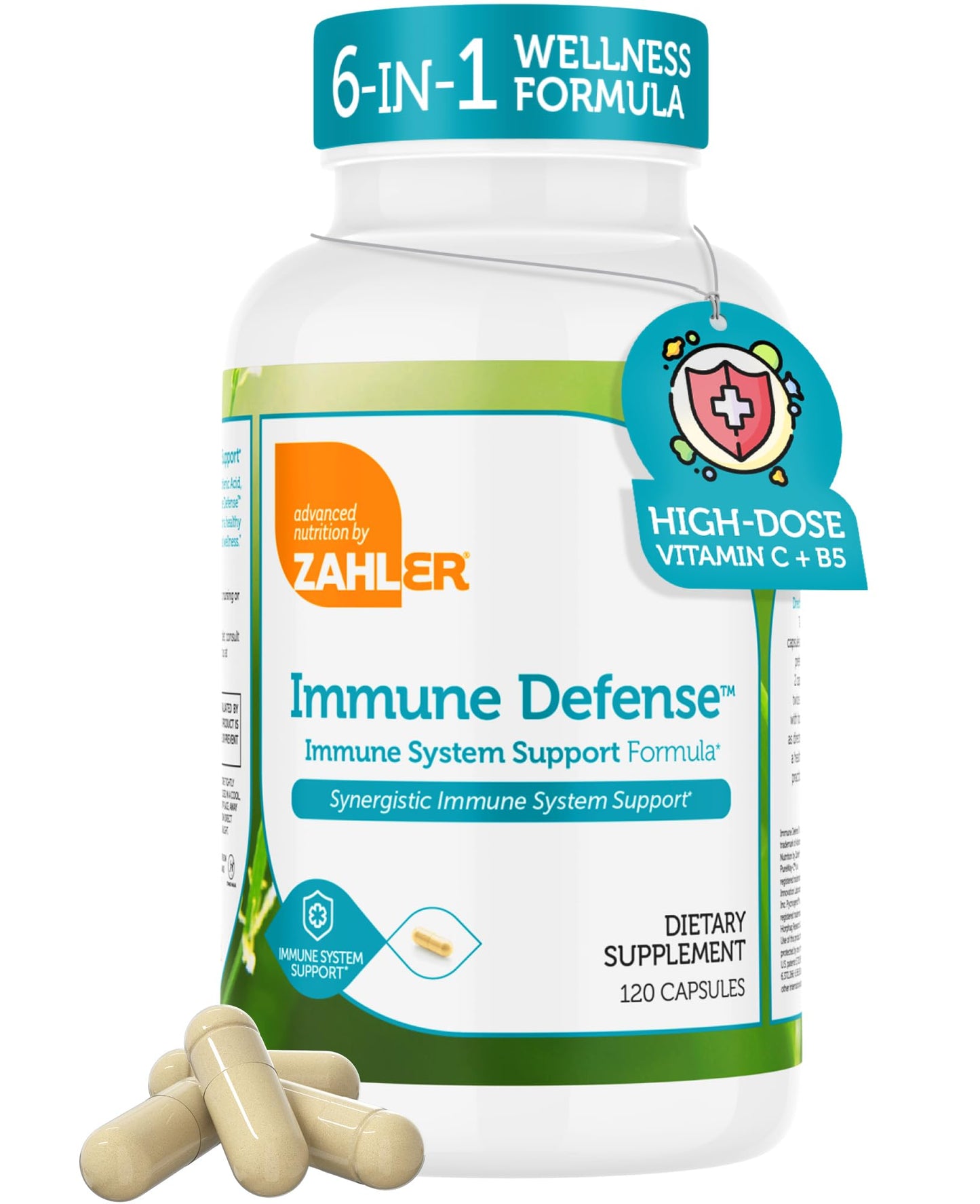 Zahler Immune Defense Immune System Support 120 Capsules