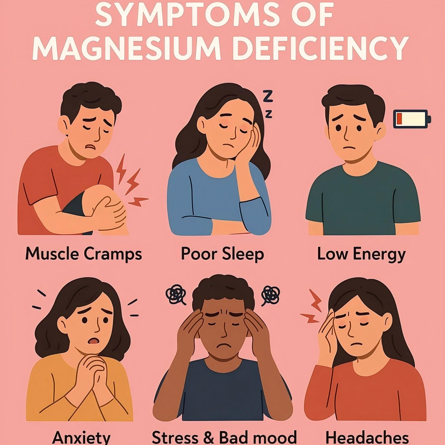 Heatonicel Magnesium Glycinate Gummies 400mg for Adults, CoQ10, Vitamin D & B6, Sleep Support, Bone & Memory Focus, Strawberry Yogurt Flavor, 60 Count