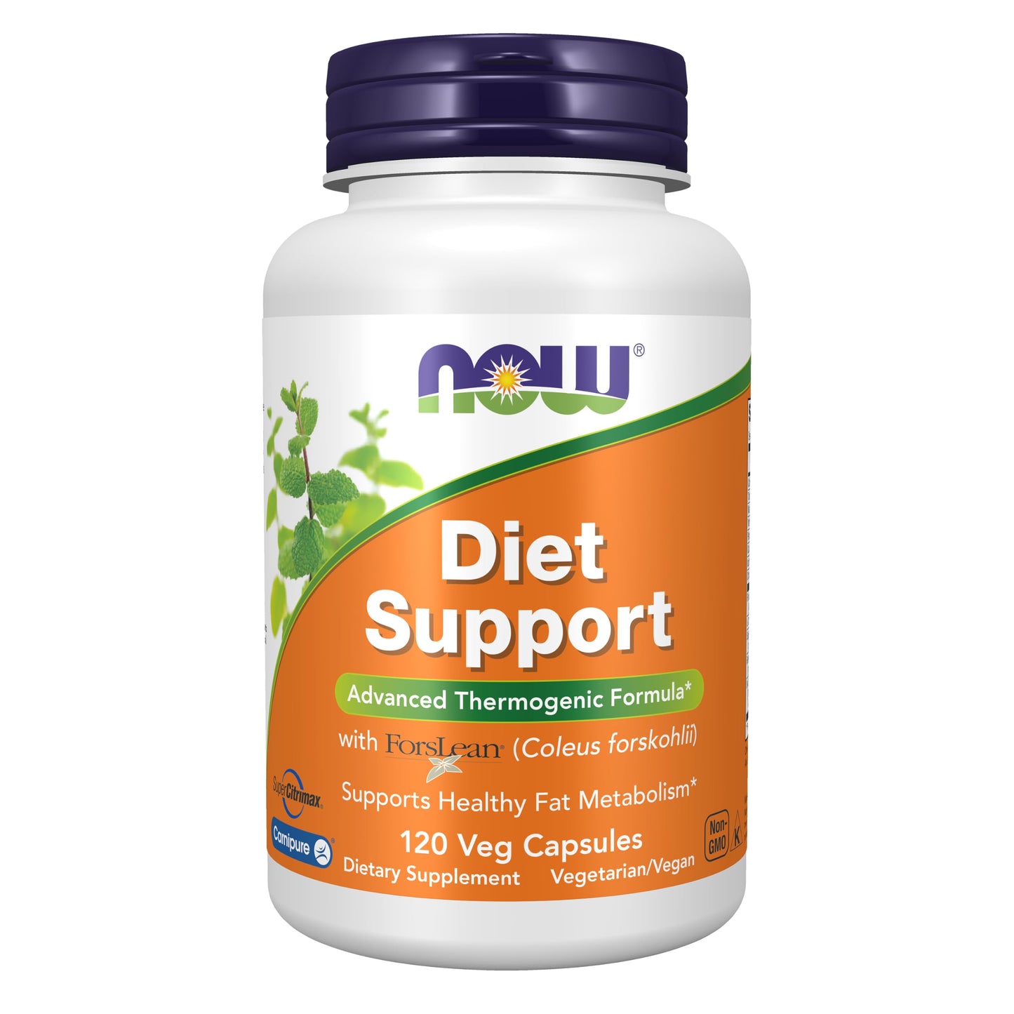 NOW Foods Diet Support with ForsLean (Coleus forskohlii) Capsule, 120