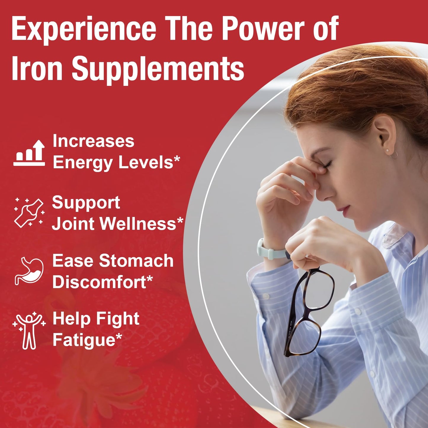LotinYntu Iron Bisglycinate Gummies 120 Count