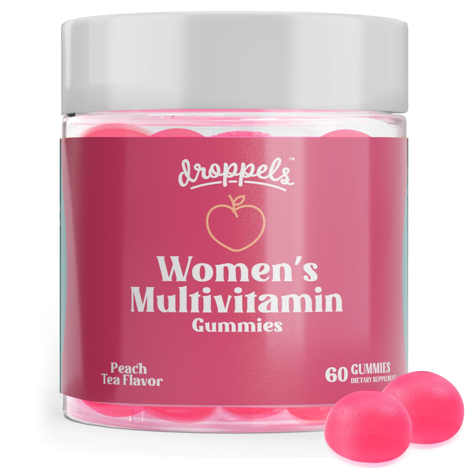 Droppels Women's Multivitamin Gummies, 60 Count