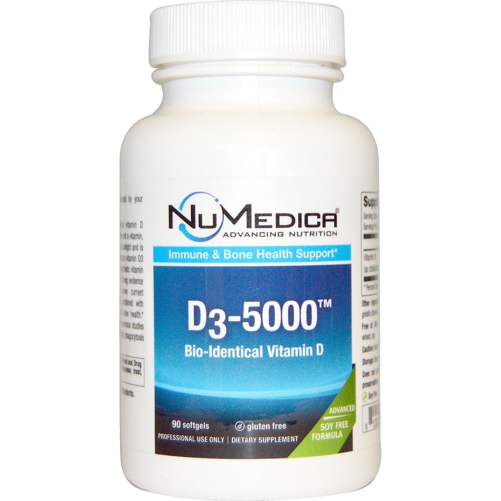 NuMedica Vitamin D3 5000 IU Soy Free Softgels 90 Count